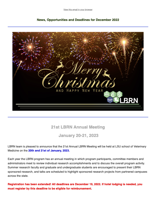 lbrn newsletter December 2022